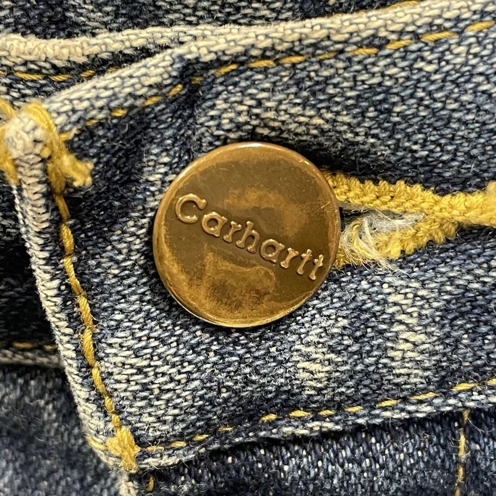 Carhartt FR Mens 38x30 Jeans Blue Denim Flame Resistant Straight Leg Relaxed Fit